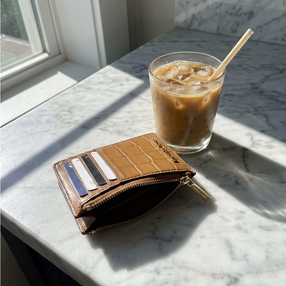 Michael Kors Handbags - Michael Kors Jet Set Travel Medium TZ Card Case in Deer